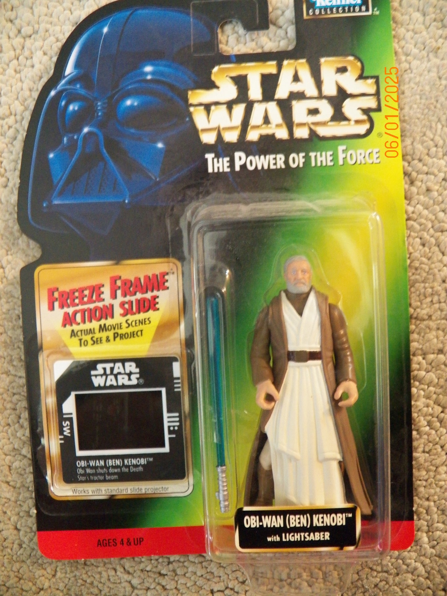 Star Wars: The Power of the Force - Obi-Wan (Ben) Kenobi Figure w/Action Slide
