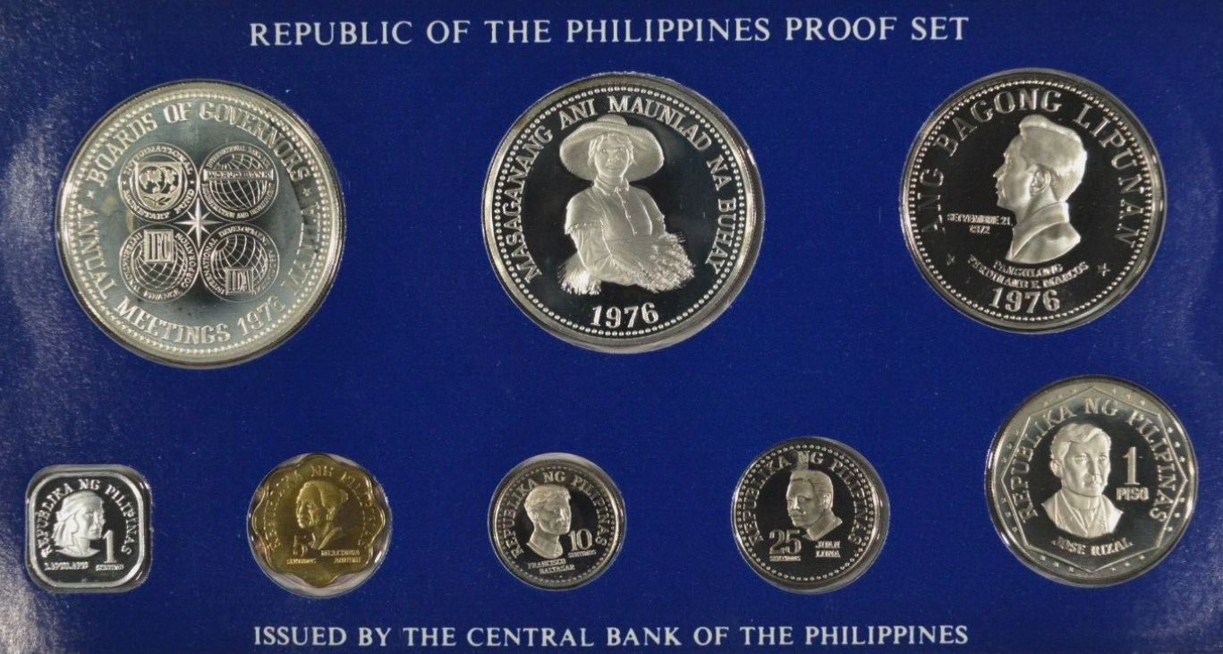 1976 Franklin Mint Coinage of The Phillipines