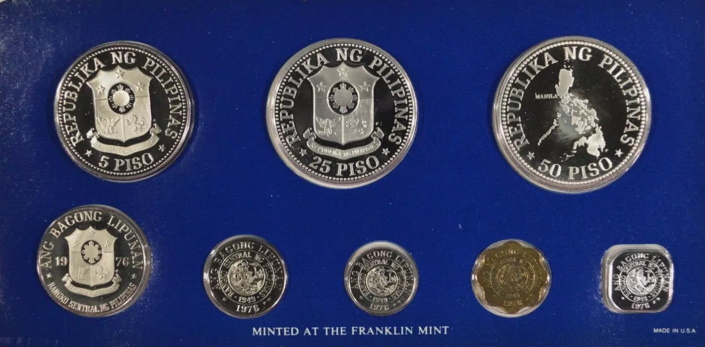 1976 Franklin Mint Coinage of The Phillipines