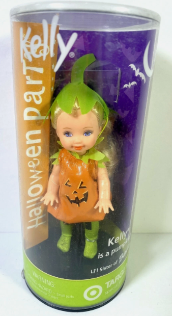Barbie Li'l Friends of Kelly, Kelly 2002 Halloween Party Pumpkin #56746