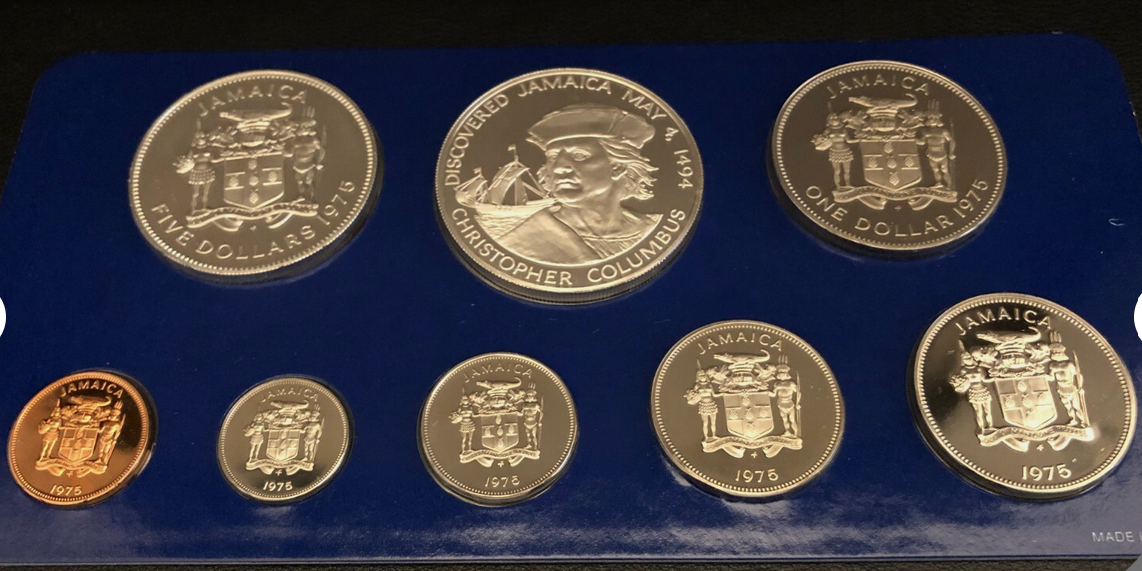 1975 Franklin Mint Jamaica Proof Set