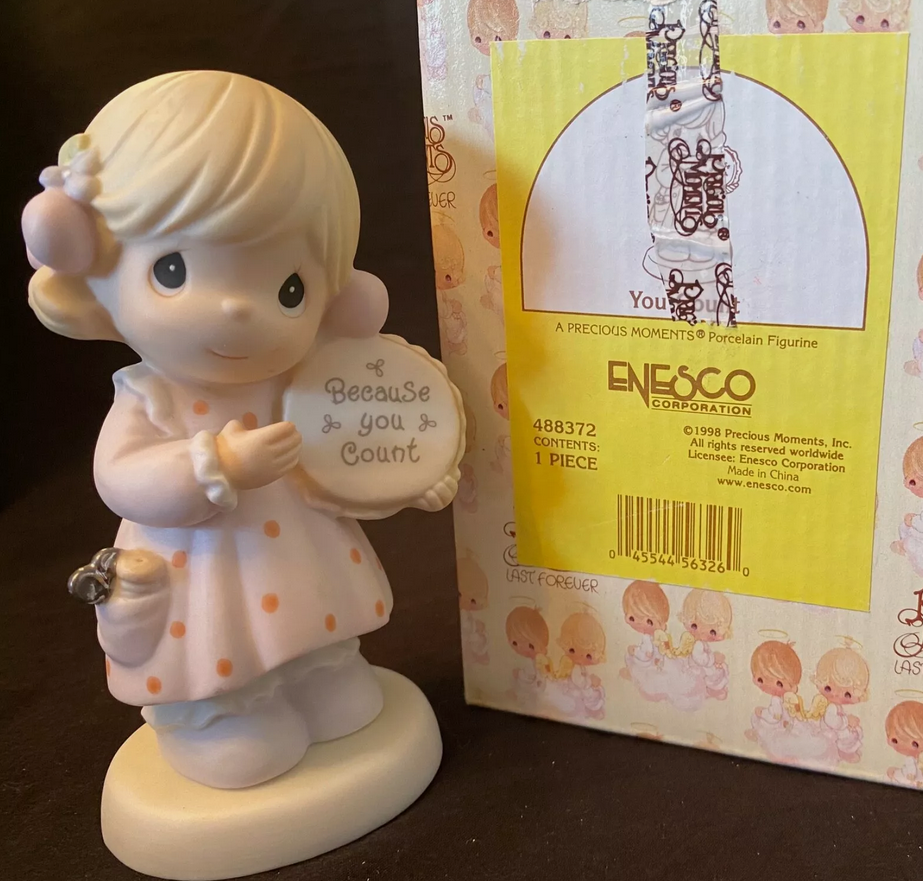 Precious Moments Figurine "You Count" 1998 #488372