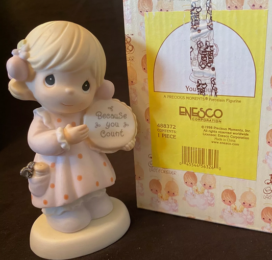 Precious Moments Figurine "You Count" 1998 #488372